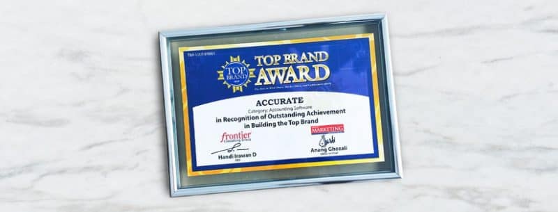 Sejarah Accurate Online dalam mendapat top brand